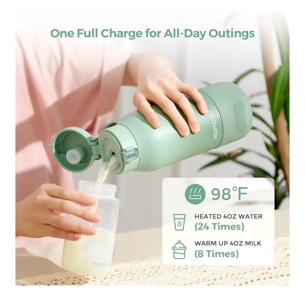 NIB Momcozy Portable Bottle Warmer for Travel –Dual Heating Modes Factory Sealed - Picture 9 of 10